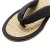 VANSSARDI Igusa Thong Room Room Tatami Mat Solid Size L Slippers, Sandals, Shoes, Size, Color, Unisex, Black,