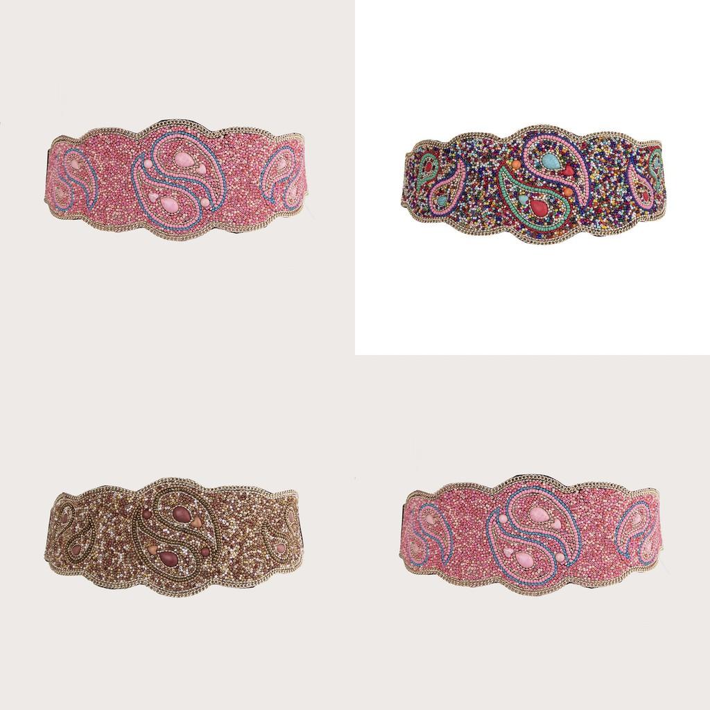 2024 Autumn Womens Belly Band With Taiji Pattern And Embedded Accents For Ethnic Style Outfits