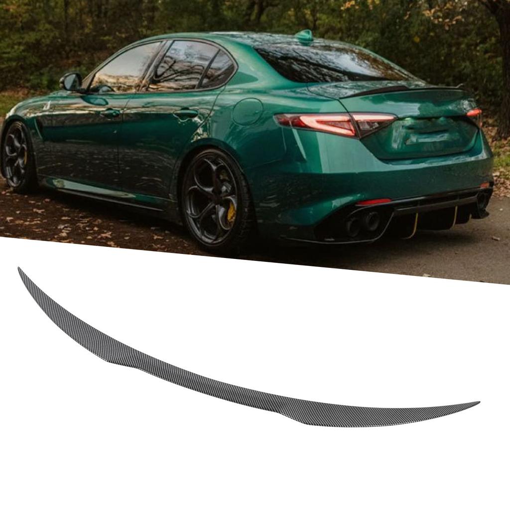 Rear Spoiler Stylish QV Scratch Resistant Tail Lip Molding Trim for 2015 To UP