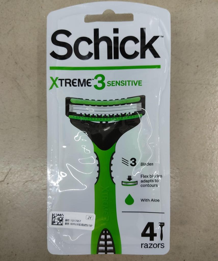 Schick Xtreme 3 Men Sensitive Razor Blades 2 Pack