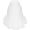 Glass Lamp Shade Replacement, Shape Frosted Glass, 5.70 Inch Diameter, White, for Table Lamps, Ceiling Lamps, Pendant Lamps, Home Decor