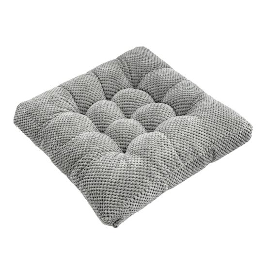 Square Seat Cushion Ultra Soft Warm Floor Cushion Thicken Dining Room Chair Pads for Kitchen Dining Office Chairs Tatami