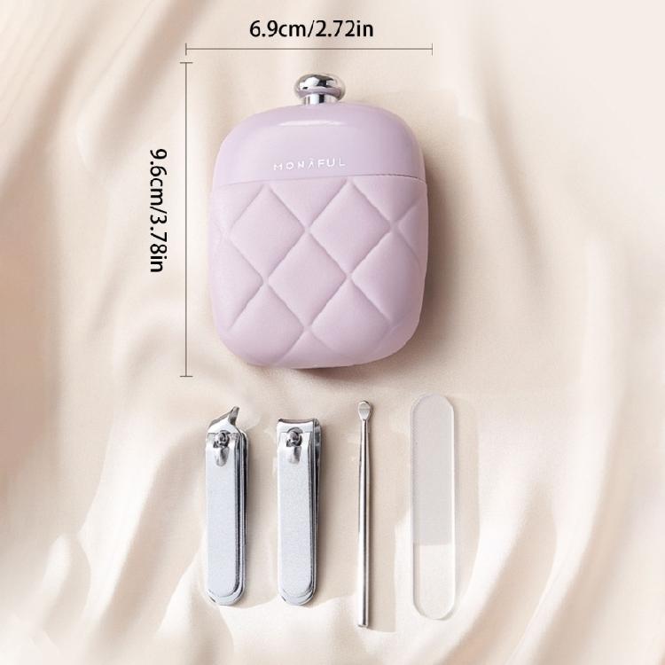 4 Piece Nail Tool Set for Trimming and Grooming for Grooming and Maintenance for Home or Salon