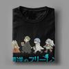 Frieren Full Character T Shirts for Men Cotton Fashion for Male T-Shirt Crewneck Anime Tee Shirt Short Sleeve Tops Original