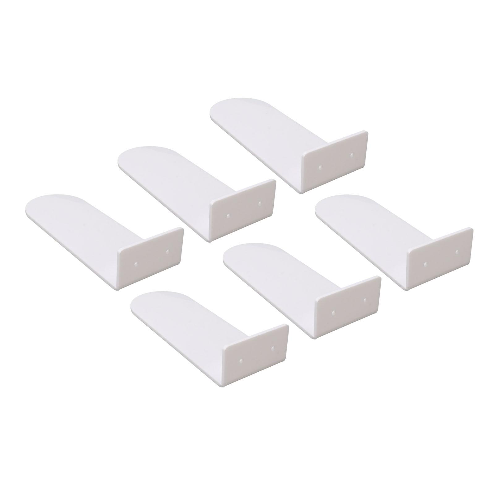 6 stuks Zwevende Schoenenplanken 7,9 inch Lengte Acryl Schoenen Display voor Schoenencollectie