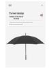 Ultra-light Carbon Fiber Aluminum Business Umbrella - Long Handle, Dual-use for Sun and Rain, Available for Custom Printing