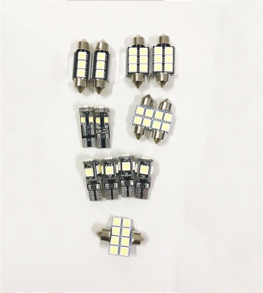13pc Auto Car Interior LED Light Bulbs Canbus Kit For 2005-2010 VW Volkswagen To