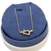 Collar de Herradura Chapado en Oro Rosa de 18 Quilates para Mujer – Elegante Diseño Minimalista con Cadena de Cierre Suave