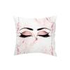 Marble Bright Diamond Eyes Eyelash Pillow Case Sofa Cushion Manicure Decoration Pillow