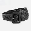 Hand-woven Non-hole Women's Wide Belt with Casual Dress with Belt Decorative Women's Waist Seal