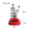 Classic Swing Doll Solar Toys Lucky Cat Model Toys Dancing Lucky Cat Figure Shaking Head Swing Doll