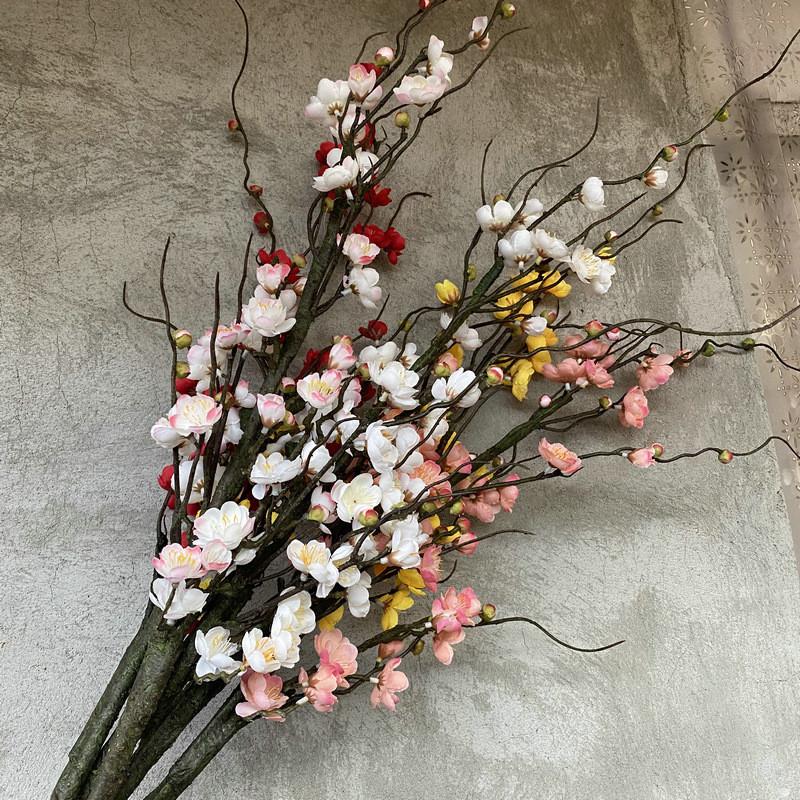 Chimonanthus Praecox Branch Artificial Flower Decoration Living Garden Room