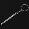 A95D-4X 3In1 Mini Alloy Screwdriver Key Ring Watch Glasses Repair Tool