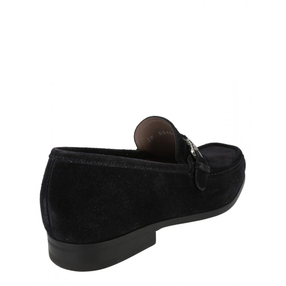 Salvatore Ferragamo Adam Suede Loafers Blue