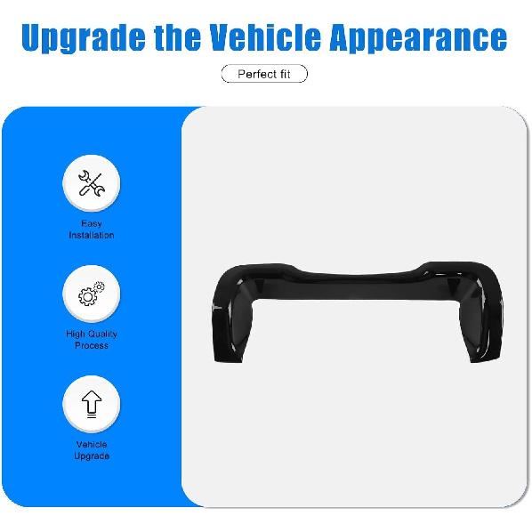 Dashboard Meter Panel Frame Trim for H-yundai Santa Cruz/Tucson 2022 2023 2024, ABS Center Console Dashboard Panel Decor Cover Accessories (Glossy