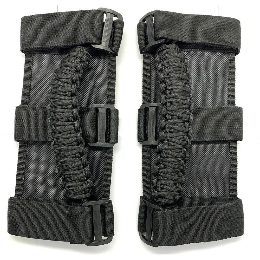 1 Pair Roll Bar Grab Handles for Jeep Wrangler YJ TJ JK JKU JL JLU 1987-