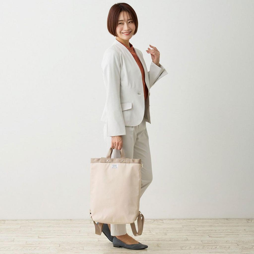Simple, plain backpack-style tote bag by nothing special, SN. Theoru. N Special-A 1044