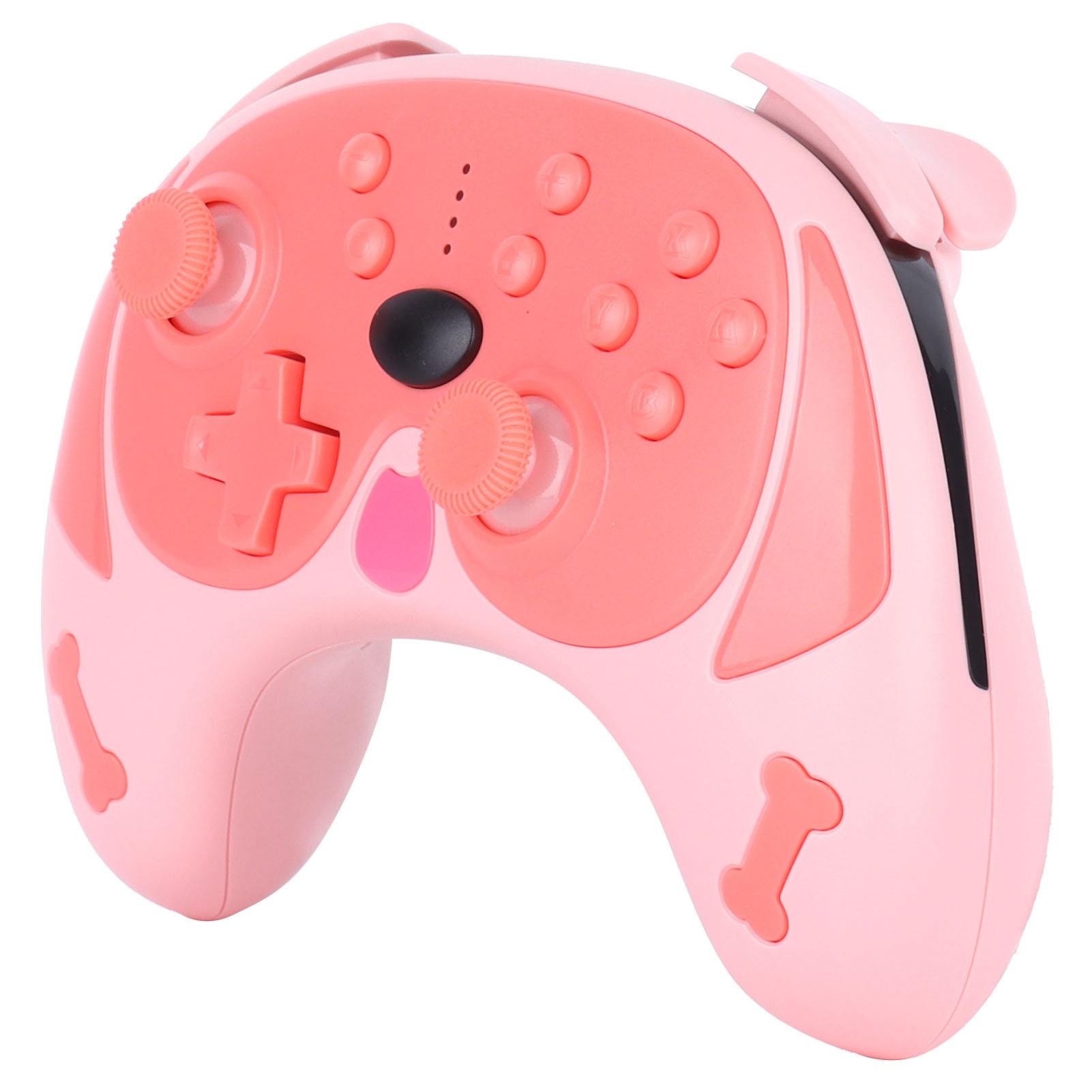 

Геймпад с джойстиком, беспроводной игровой контроллер с двумя моторами и вибрацией для SwitchBlue красный