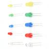 300 Buc Diode LED Luminoase 5 Culori Becuri Lămpi Componente Electronice Piese