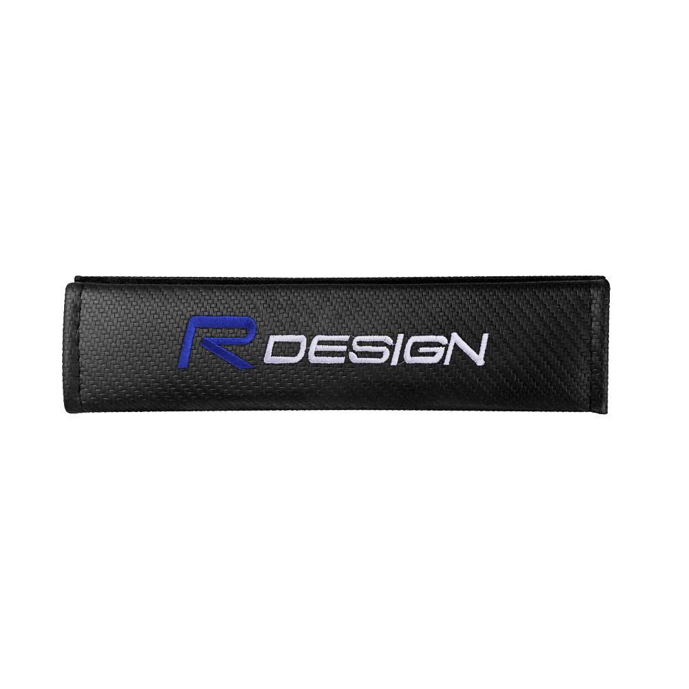 1/2Pcs Car Seat Belt Pad Cover Shoulder Protector Cushion Accessories For Volvo V40 V50 S40 S80 XC60 S90 XC90 S60 V60 RDESIGN