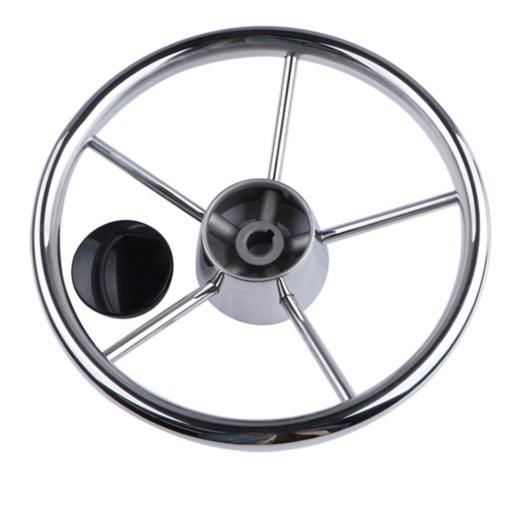 Stainless Steel Easy To Install Boat Steering Wheel Durable Marine Accessories 316 Stainless Steel