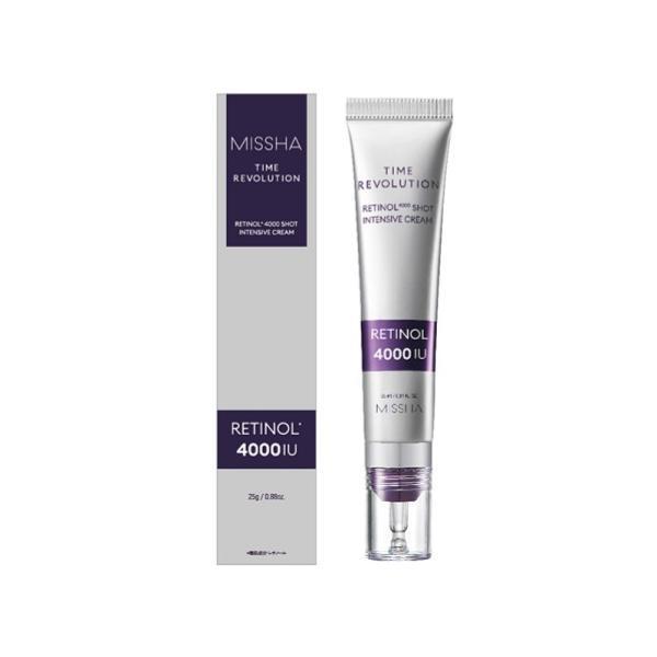MISSHA Revolution Time Retinol  4000 Shot Intensive Cream  500 Shot Cream  500 Shot Serum