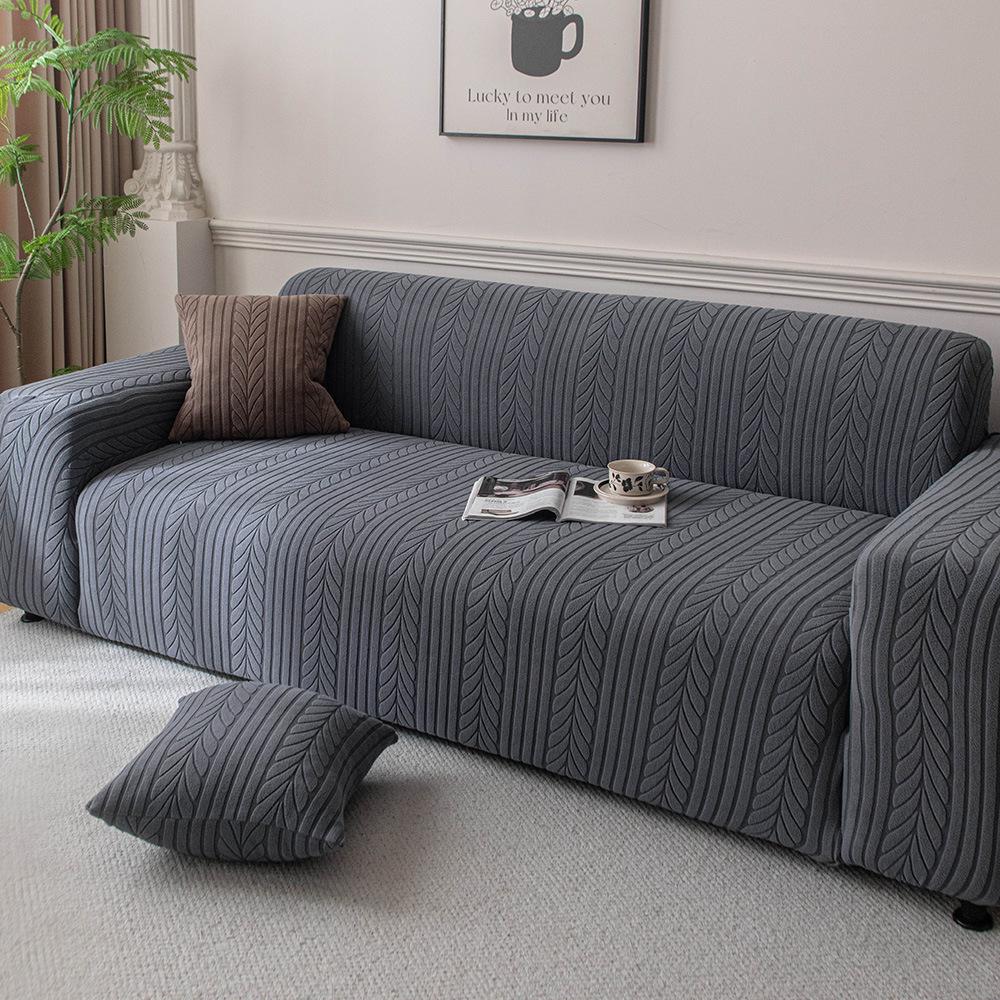 Universal Anti-Scratch Jacquard Velvet Stretch Sofa Cover