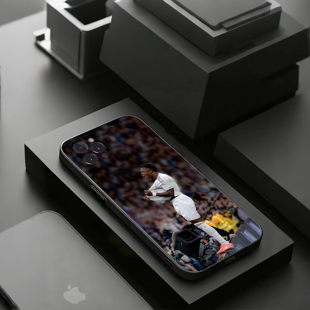 V-Vinicius J-Junior-S Fashion Football Superstar Phone Case for iPhone 11Pro 13 12 11 Pro Max 16e 17 Air 16 15 14 Plus 11ProMax