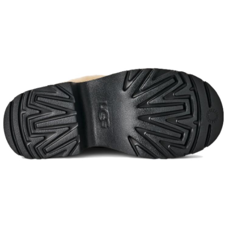 UGG Classic Novelty Leather Fashion Simple Short Boots 7Cm Women boots Black 1176110-BLK