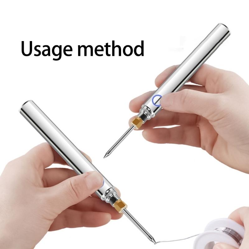 Handheld Cordless Soldering Guns 1100mAh Rechargeable USB Welding Tool Ideal For Small Electronics And Home Use