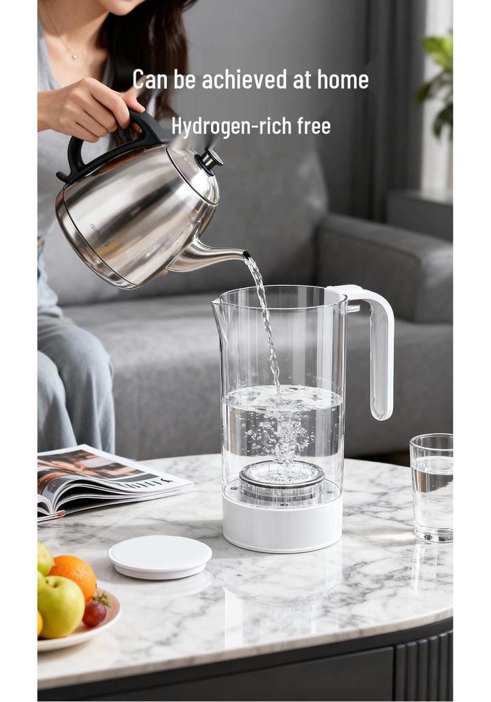 1.6L Large Capacity Hydrogen Water Bottle with SPE Electrolysis and One-Button Hydrogen Generation