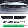 For Tesla Model Y Juniper 2025 2026 Inner Vent Grille Front Lower Bumper Anti Insect Net YL Mesh Air Inlet Anti Dust Proof Cover