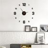 Wall Clock Glow At Night Frameless DIY Stereo Digital Clock for Home Living Room Office Wall Decroation