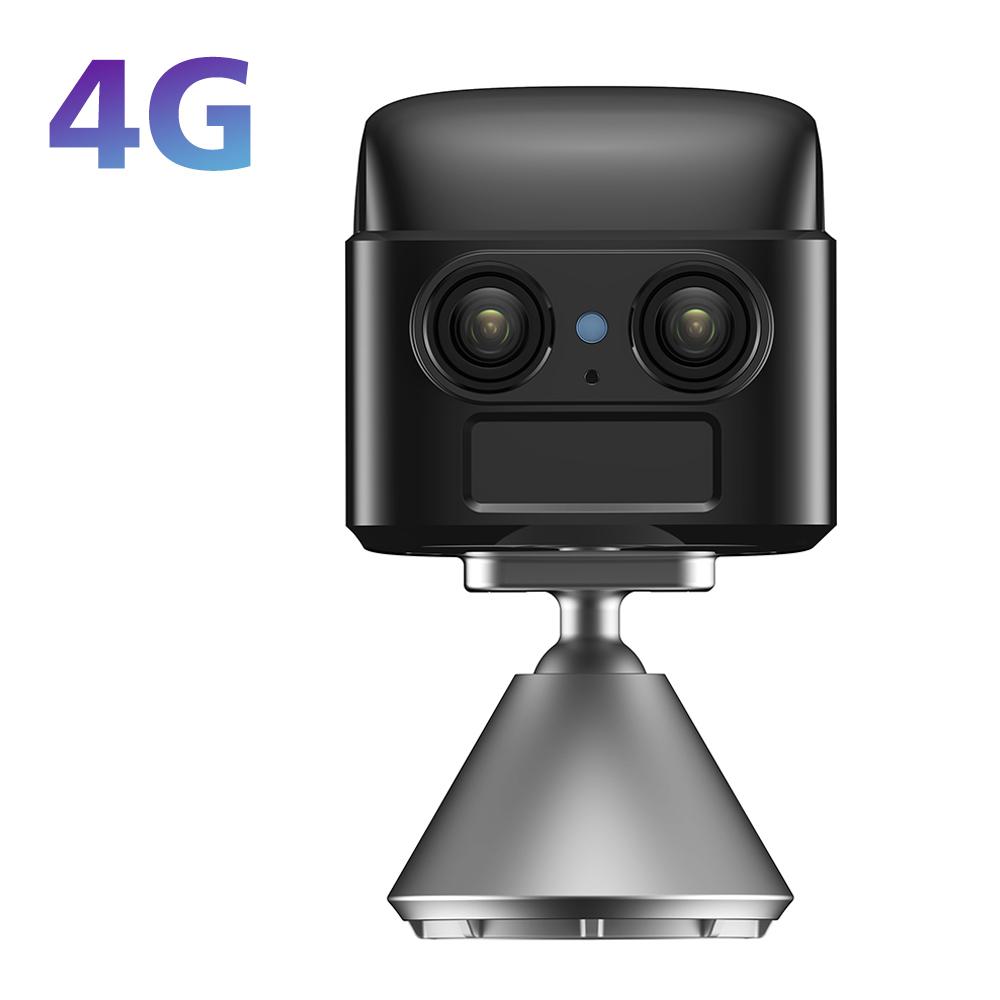 5MP Mini 4G Security Camera SIM Card WiFi Ultra HD Surveillance Camera 4000mAh Battery Low Power Voice Intercom CCTV Camcorder