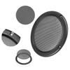 4pcs 6.5Inch Universal Car Speaker Grills Cover Mesh Guard Protective Case Black