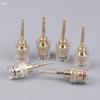 Exceptional Sound Quality 4MM Banana Female To 2MM Pin Connector; 2/4Pcs with Braided Copper Wire Socket