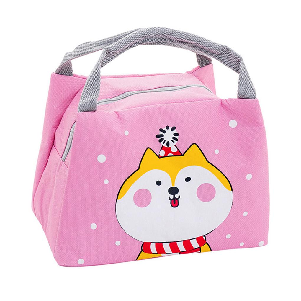 

Cartoon Animal Oxford Cloth Handbag Thermal Thickened Keep Insulation Bag Aluminum Thickened Keep Fresh Large Capacity Cooler Pouch