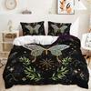 Three-Piece Butterfly Quilt Cover Two-Piece Bedding Kit Digital Printing Pillowcase