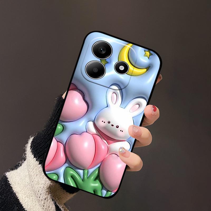 For Redmi Note 14 5G Case Cute Painted Silicone Soft TPU Phone Coque Capa For Redmi Note 14 4G Shockproof Fundas Bumper Cover
