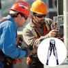 Ergonomic Multipurpose Cable Cutter With Adjustable Wire Stop And Serrated Grip For Secure Handling Electrical Pliers