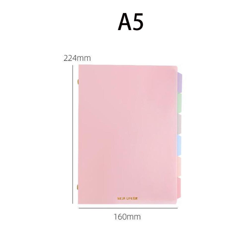 

Блокнот багаторазового використання Лінійовані блокноти М які студентські блокноти Нове студентське канцелярське приладдя A5 Pink