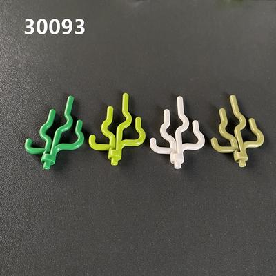 Kompatibilní stavební kostka 30093 Dílky stavebních kostek malých rozměrů Vodní rostliny Mořské řasy Rostliny, Zelené doplňky listů rostlin Doplněk