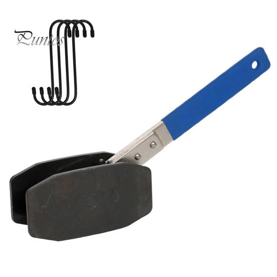 Universal Disc Brake Caliper Compression Tool 360-Degree Ratcheting Easy To Use Caliper Piston Compressor Tool with Hooks Set