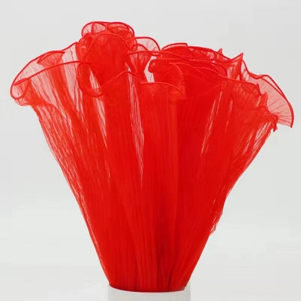 4m Bouquet Roll Multiple Color Mesh Wave Yarn Pretty Packaging Lace Paper  For Wedding Party