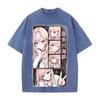 My Dress Up Darling Kitagawa Marin Clothing Men Women Short Sleeve Tshirts Washed Cotton Streetwear Vintage Oversized T-shirt