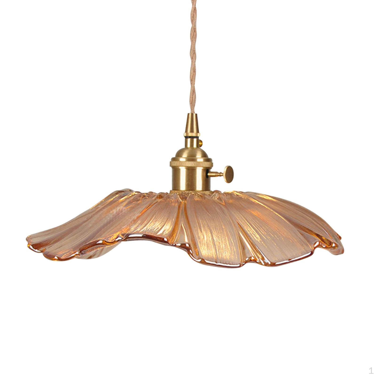 

Подвесной светильник в виде цветка, маленькая люстра, стеклянная подвесная лампа, светодиодная, для кухни