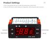 ETC-974 Controlador de Temperatura con Doble Sensor NTC Termorregulador para Refrigerador Descongelación Calefacción 220V