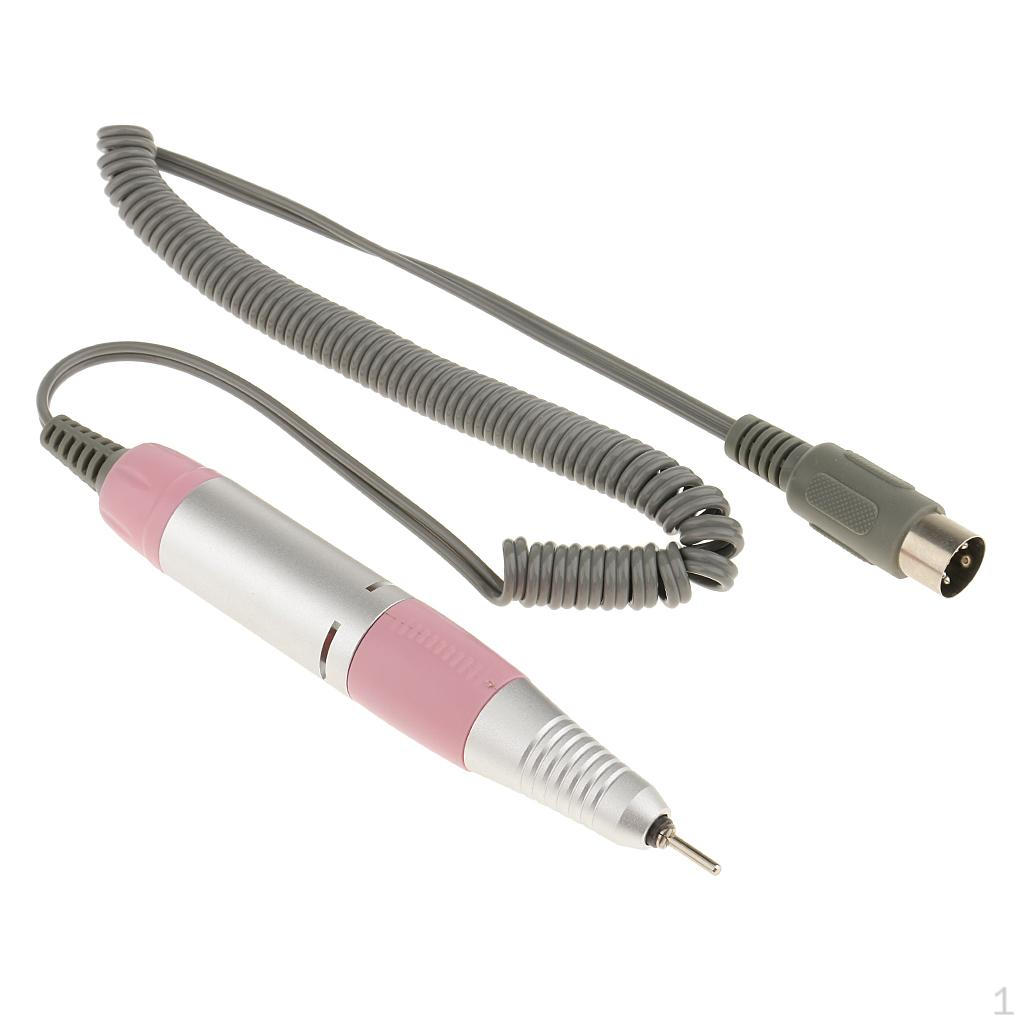 Professional Electric Handpiece Manicure Machine Pen Handle Replacement Hand Piece Pink
