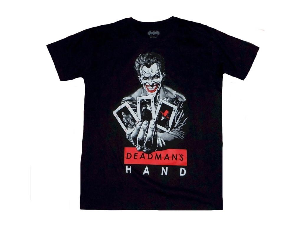 The Joker Dead Man's Hand Graphic T-shirt Men's Size: Medium NEW