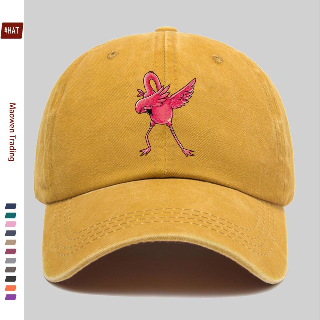 Pc Fashionable Flamingo Pattern Printed Baseball Cap Casual and Prom Printed Design Sun Hat Comfortable and Lightweight Dad H
